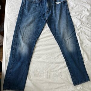 Classic Blue Denim Jeans Tapered Gap
